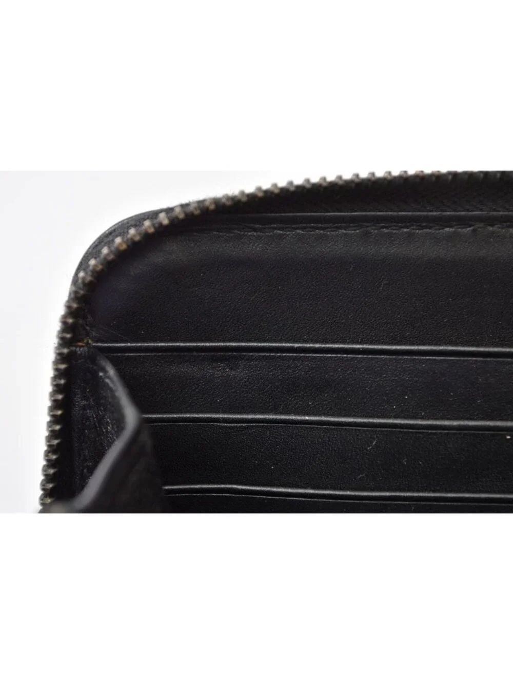 Bottega Veneta Wallet Zip Around Intrecciato Black